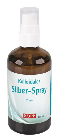 Kolloidales Silber Konzentration 25 ppm