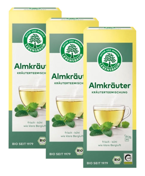 3er-Pack Lebensbaum Bio-Almkrutertee