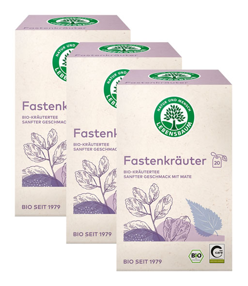 3er-Pack Lebensbaum Bio-Fastenkrutertee