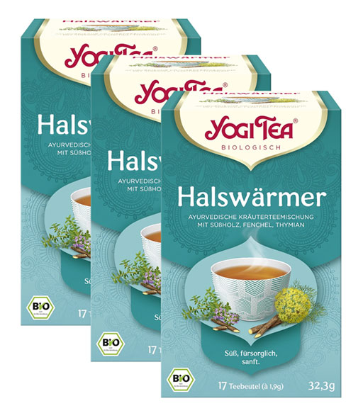 3er-Pack Yogi Bio-Halswrmertee