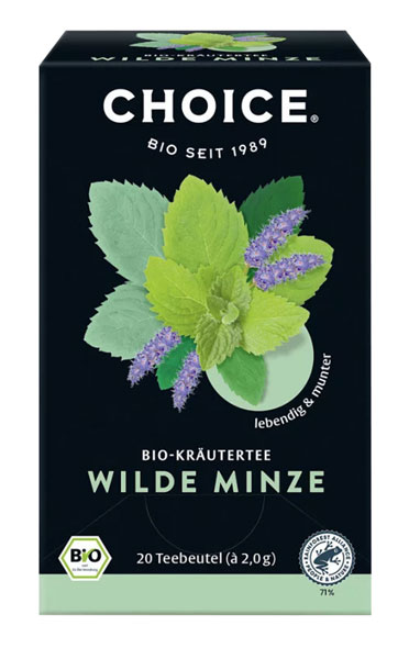 Choice Bio-Wilde Minze Tee