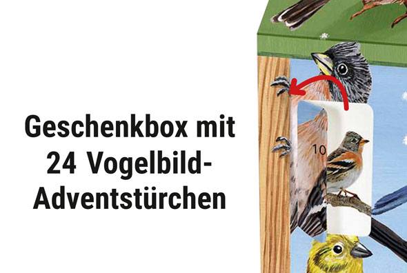 Der Vogelfutter-Adventskalender Herzlich willkommen, liebe Gste  01