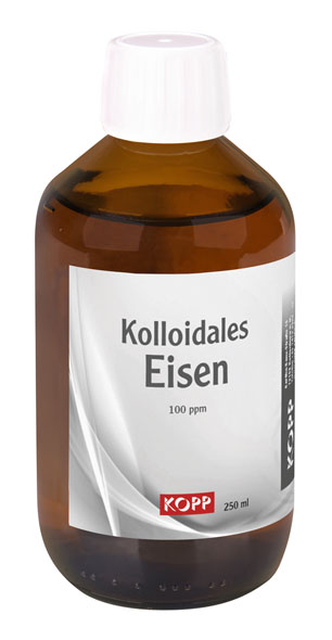 Kolloidales Eisen - Konzentration 100 ppm