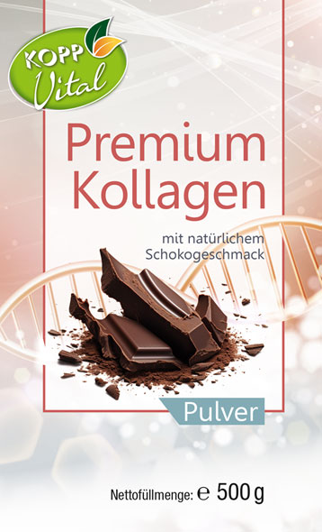 Kopp Vital   Premium Kollagen mit natrlichem Schokogeschmack Pulver01