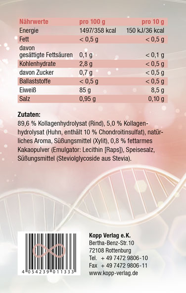 Kopp Vital   Premium Kollagen mit natrlichem Schokogeschmack Pulver02