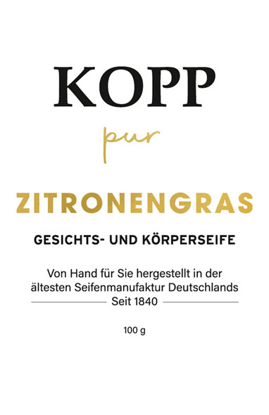  Kopp pur Zitronengras Gesichts- und Krperseife  01