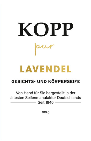  Kopp pur Lavendel Gesichts- und Krperseife 01