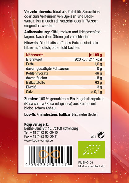  Kopp Vital ®  Bio-Hagebutten Pulver 03