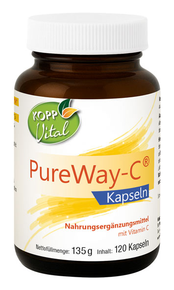 Kopp Vital   PureWay-C   Kapseln / 950 mg Vitamin C / Hochdosiert / Schnelle Resorption / Vegan