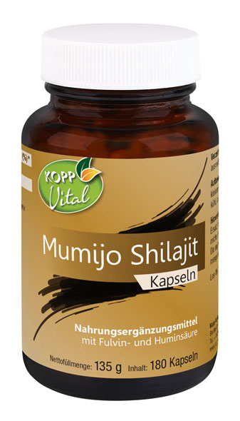 Kopp Vital Mumijo Shilajit Kapseln - 650 mg
