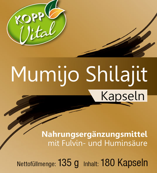 Kopp Vital Mumijo Shilajit Kapseln - 650 mg01