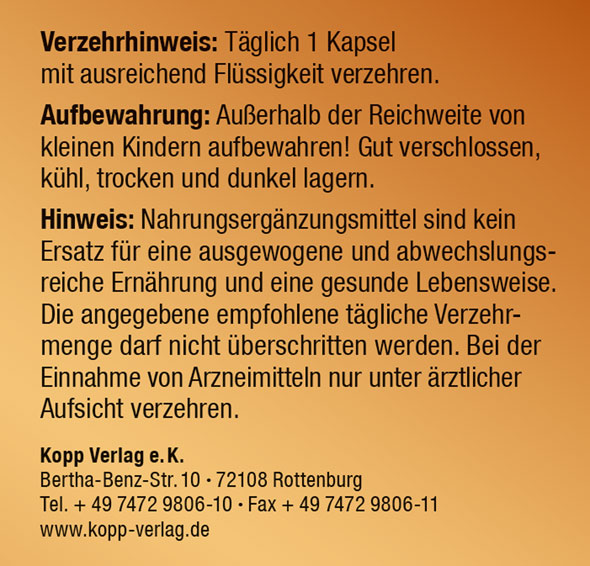 Kopp Vital  Nattokinase Kapseln hochdosiert mit 2000 FU / aus fermentierten Sojabohnen / GMO-frei / vegan 03