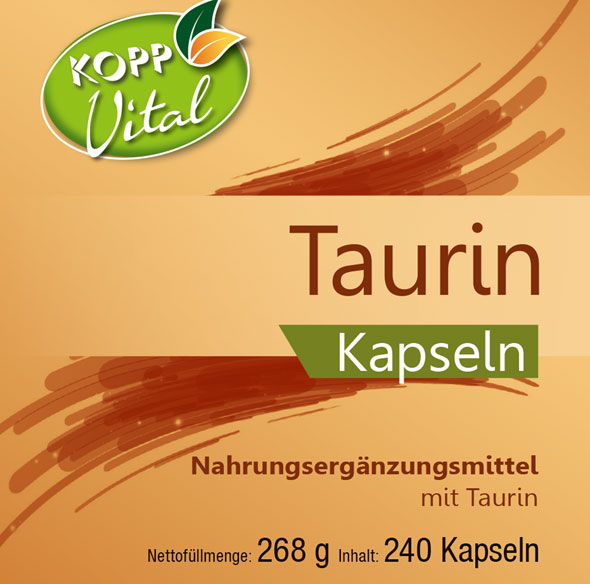  Kopp Vital    Taurin Kapseln / 1000 mg / 240 Kapseln     01