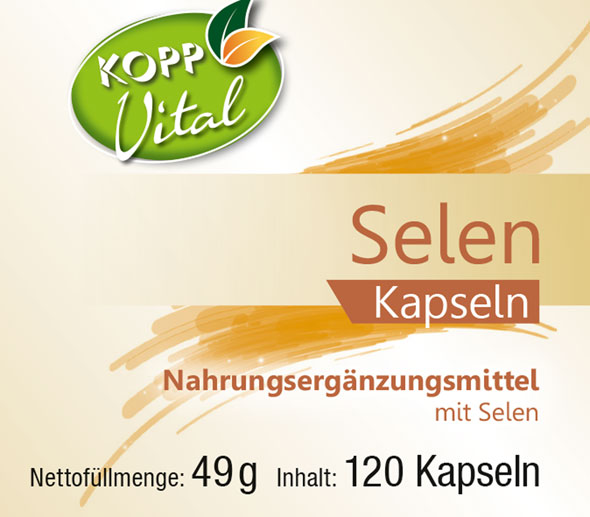 Kopp Vital   Selen / 200 g / aus Natriumselenit / 120 Kapseln01
