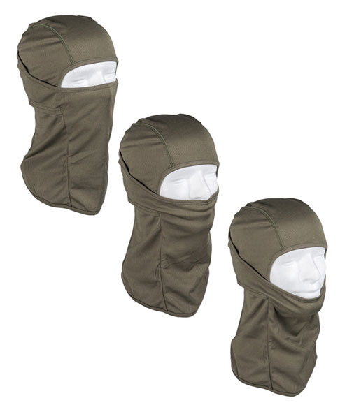 Kopfhaube Balaclava tact. offen - oliv01