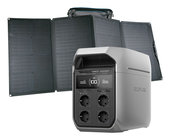 EcoFlow DELTA 3 Plus Powerstation 1024 Wh mit Solarpanel 400 W