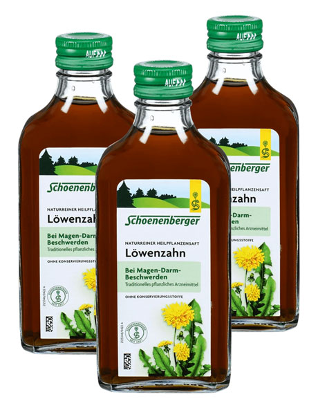 Schoenenberger   Naturreiner Heilpflanzensaft Lwenzahn