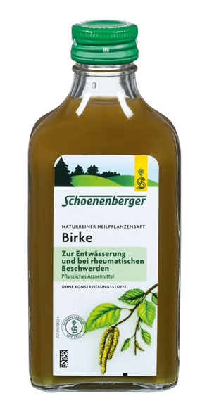 Schoenenberger   Naturreiner Heilpflanzensaft Birke