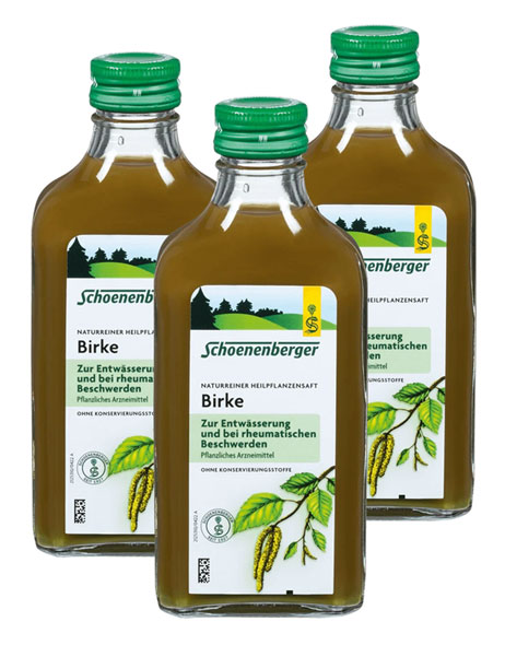 Schoenenberger   Naturreiner Heilpflanzensaft Birke