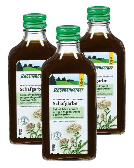 Schoenenberger Naturreiner Heilpflanzensaft - Schafgarbe