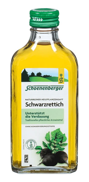 Schoenenberger Naturreiner Heilpflanzensaft - Schwarzrettich