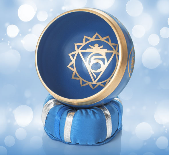 Klangschale Chakra - Blau