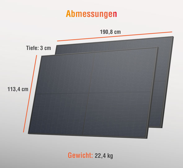 2er-Pack EcoFlow 450 W Starres Solarpanel01