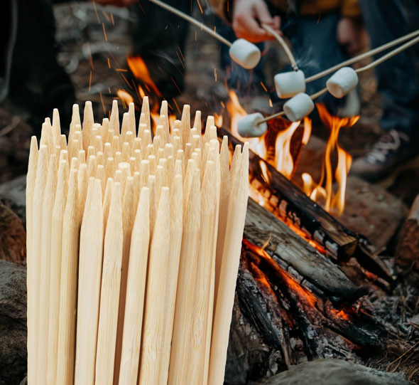    Stockbrot- und Grillspiee fr genussvolle Stunden am offenen Feuer   