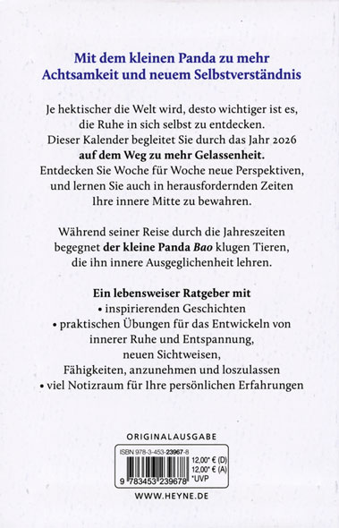 Mit dem kleinen Panda durch das Jahr 202601