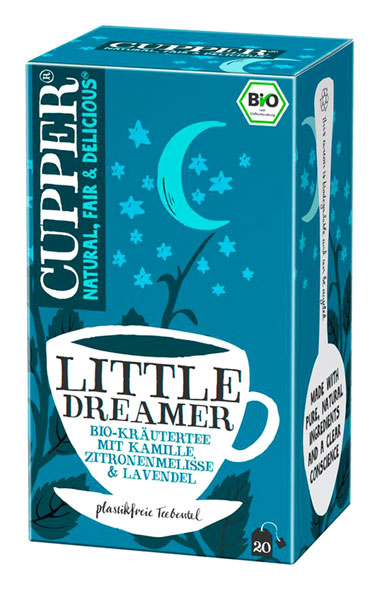 Cupper Krutertee Kamille, Zitronenmelisse & Lavendel Bio