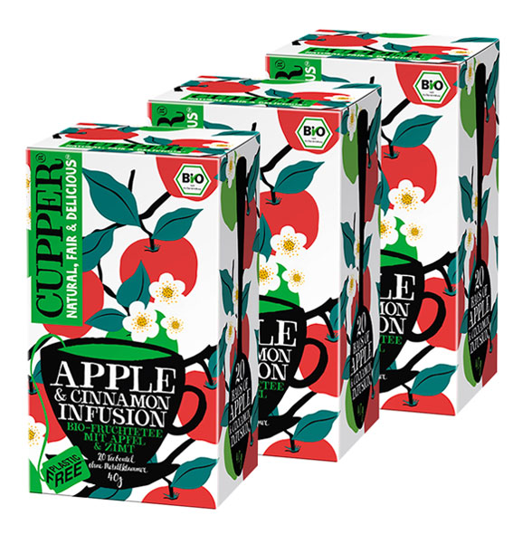 Cupper Frchtetee Apfel & Zimt Bio