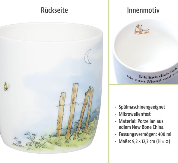  Becher Ich hab dich lieb bis zum Mond 01