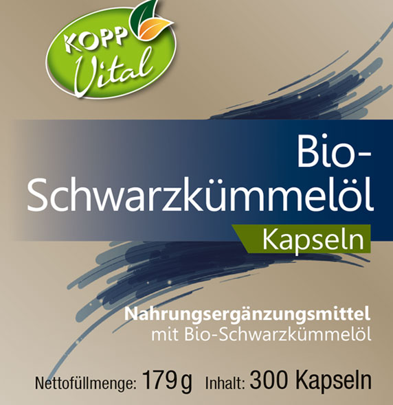 Kopp Vital  Bio-Schwarzkmmell / 250 mg / 300 Kapseln01