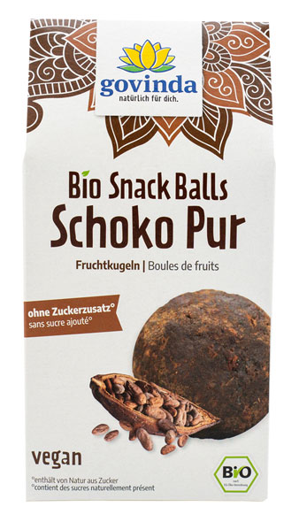 Bio-Snack-Balls Schoko Pur