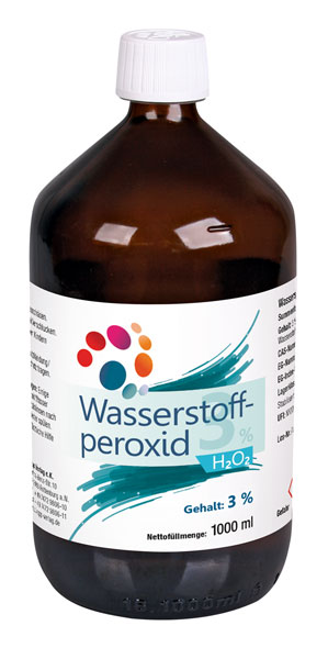 Wasserstoffperoxid 3 % (Ph. Eur.) / H2O2 laborgeprft / Phosphatfrei stabilisiert
