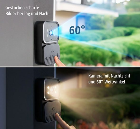 Video-Funkklingel mit Monitor und T�rsprechanlage02