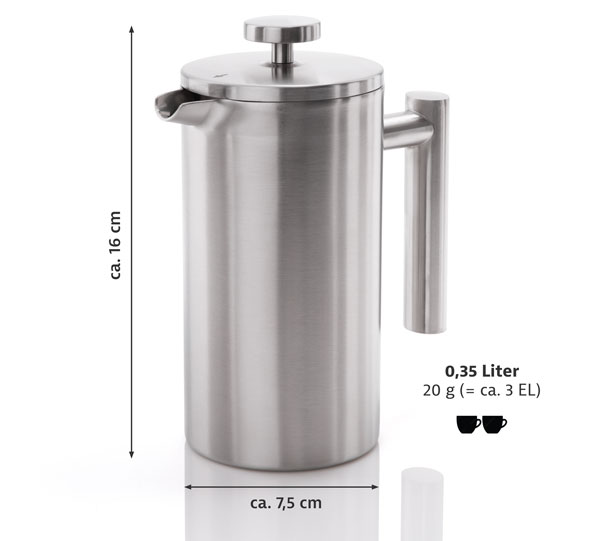 Edelstahl-Kaffeebereiter - French Press02