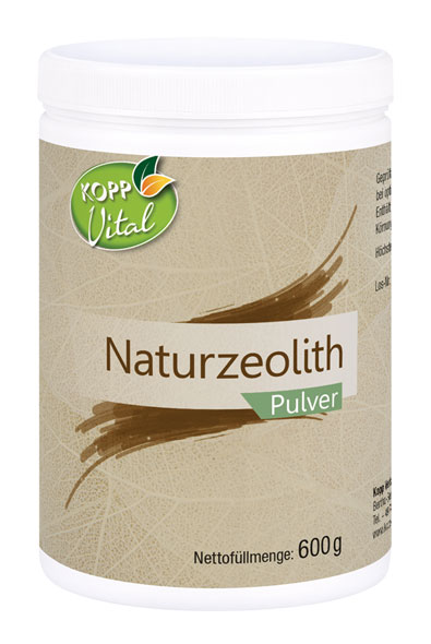 Kopp Vital� Naturzeolith Pulver&nbsp;/ 92&nbsp;% Klinoptilolith&nbsp;/ K�rnung:&nbsp;<&nbsp;0,05&nbsp;mm