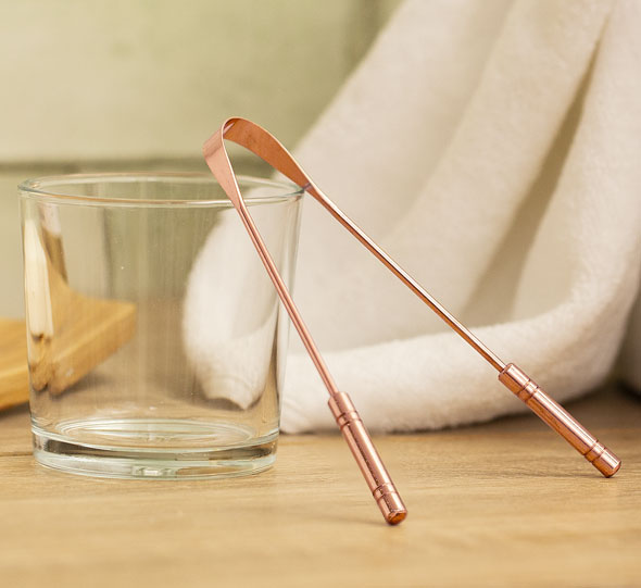 Kupfer-Zungenreiniger