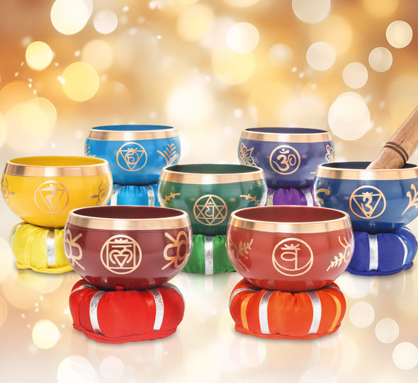 Klangschale Chakra - Set