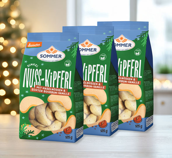 Dinkel-Nusskipferl Bio
