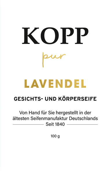  Kopp pur Lavendel Gesichts- und Krperseife 01