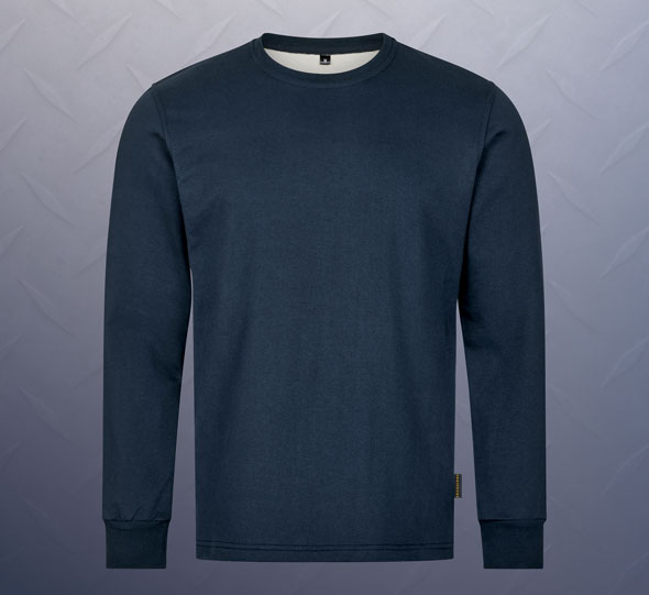 Schnittschutz-Langarmshirt Magdeburg - Navy