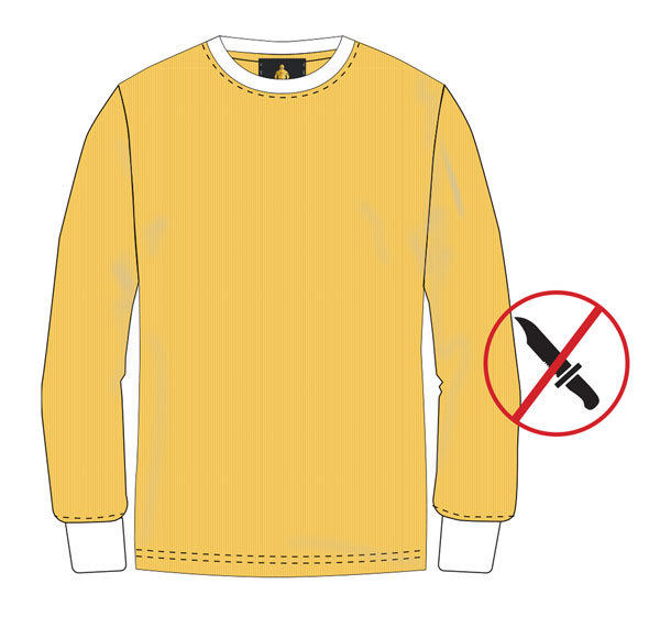 Schnittschutz-Langarmshirt Magdeburg - Oliv03