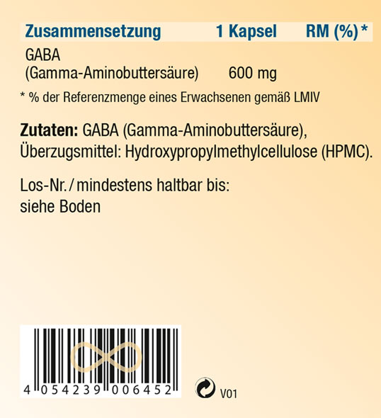 Kopp Vital GABA / 600 mg / 180 Kapseln02