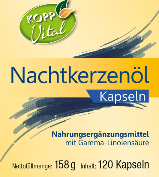 Kopp Vital   Nachtkerzenl / 1000 mg / 120 Kapseln01