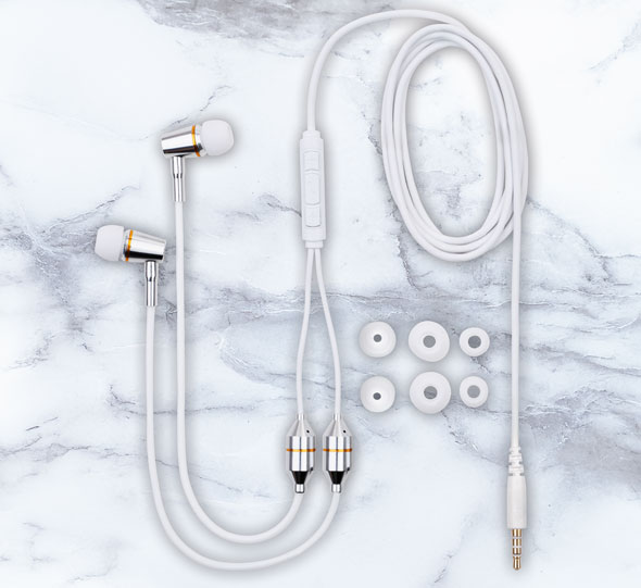 Luftschlauch-Headset mit Klinkenanschluss - Wie neu05