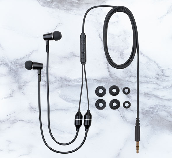 Luftschlauch-Headset mit Klinkenanschluss - Wie neu05