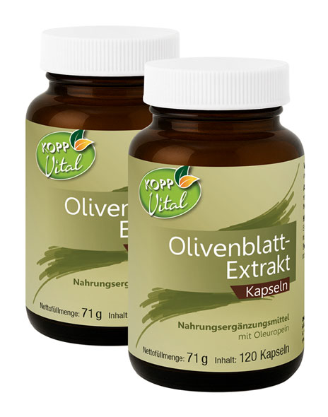 Kopp Vital �  Olivenblatt-Extrakt / 400 mg / 120&nbsp;Kapseln