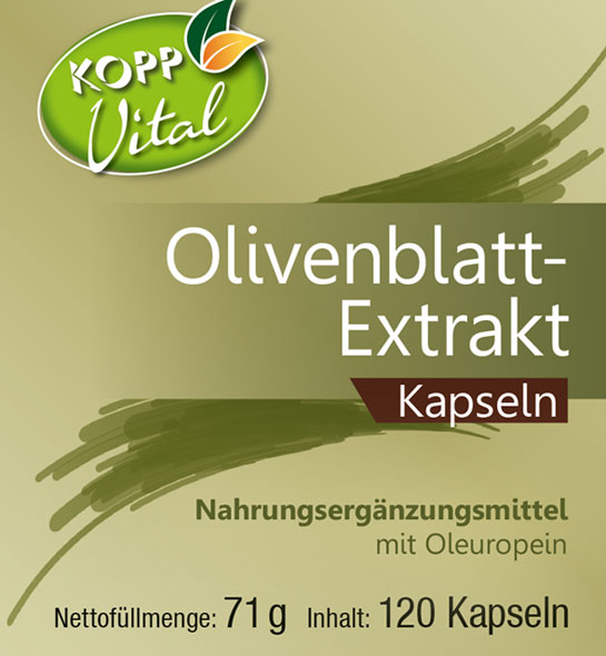 Kopp Vital �  Olivenblatt-Extrakt / 400 mg / 120&nbsp;Kapseln01